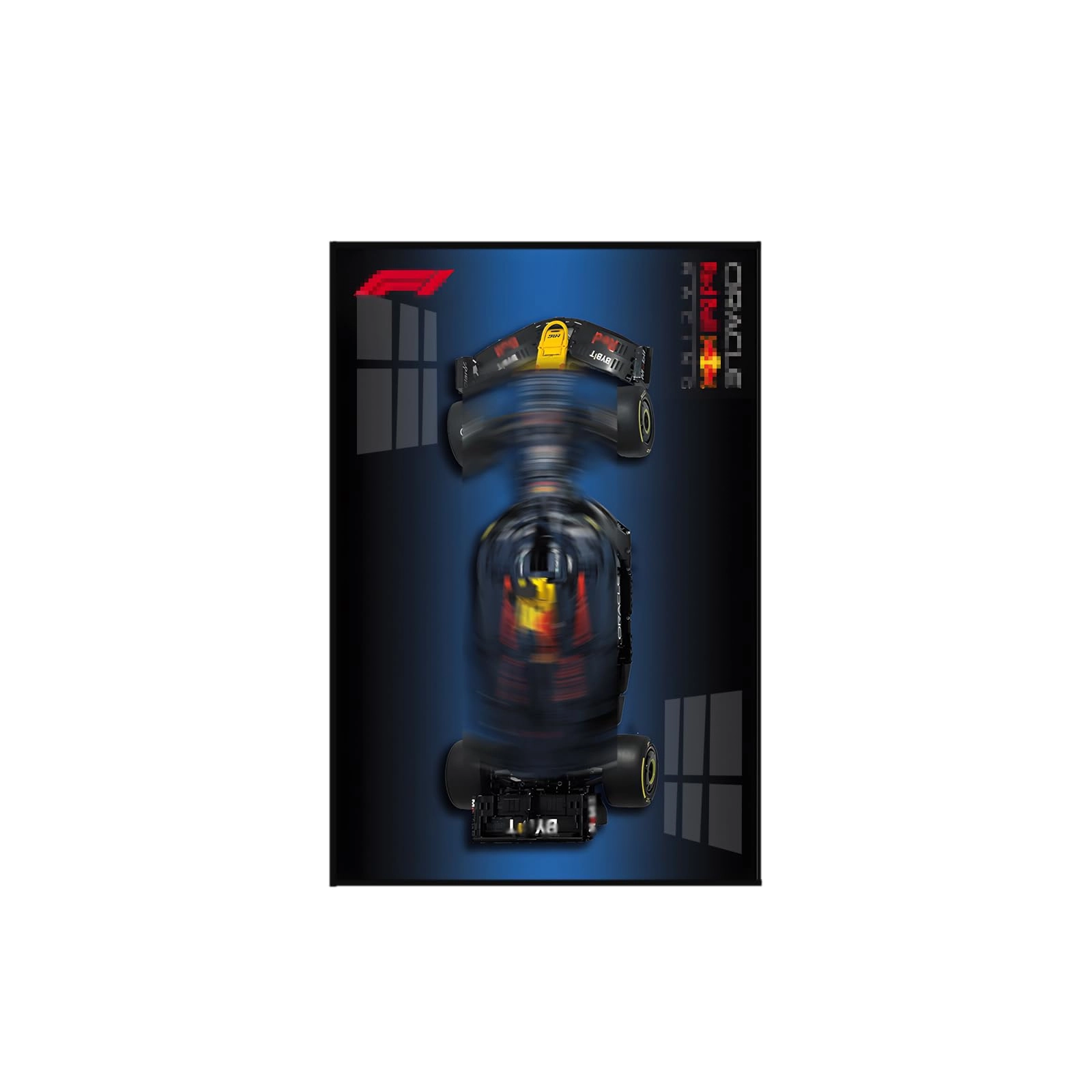 Générique Racing Car Exhibition Wall Plaque (42206) - 50 x 80cm Style D