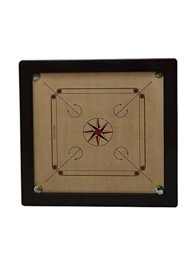 Beauenty Carrom Board - Brown/Black/Red