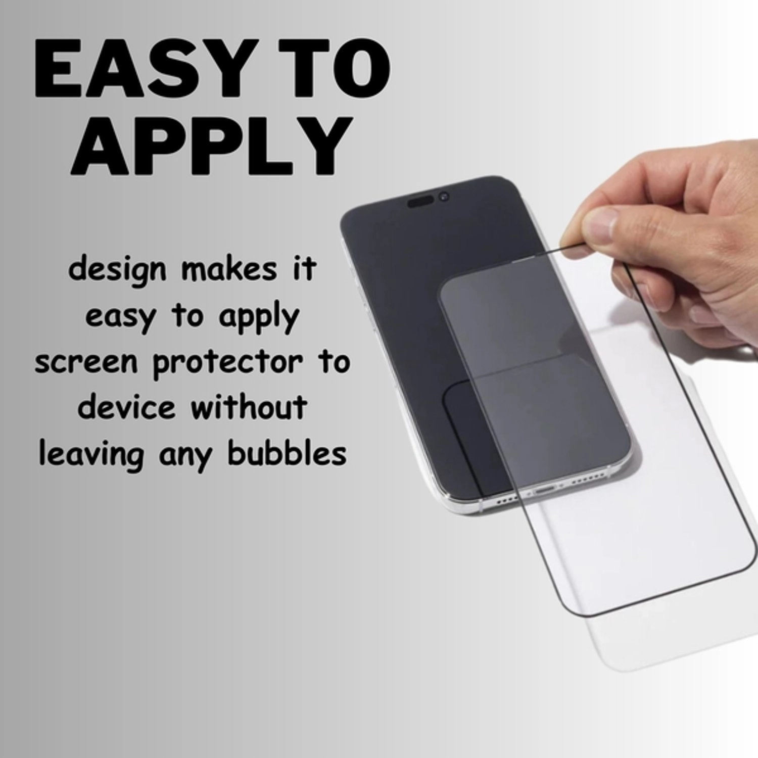 Clear Tempered Glass Screen Protector for iPhone 14