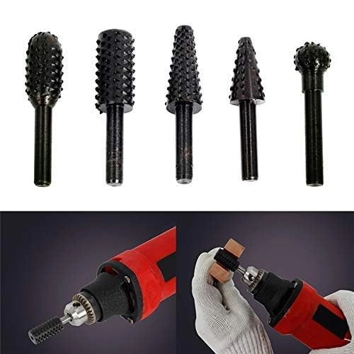 Burr Drill Bit Set - High Speed Steel 5Pcs/Set
