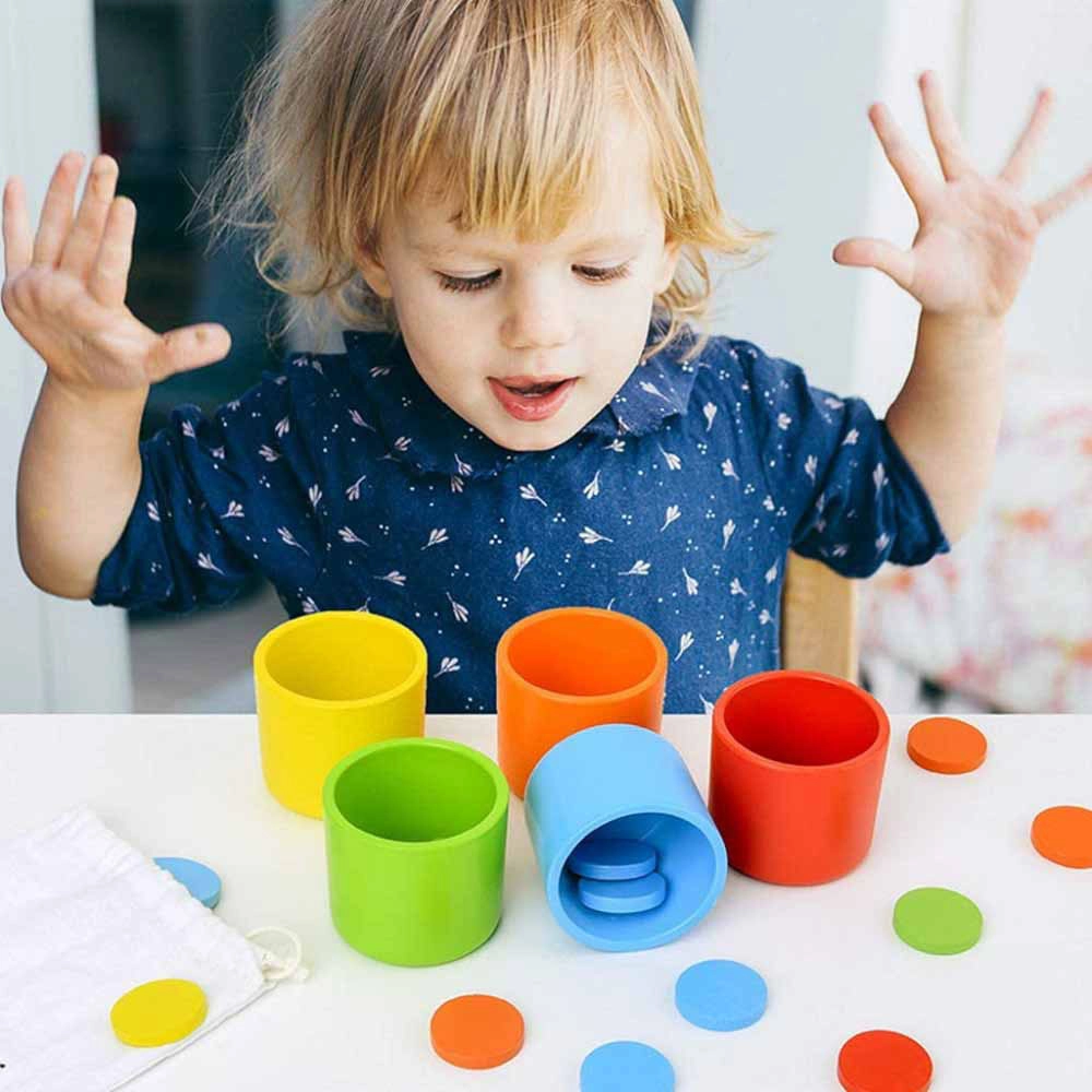 Sorting Montessori Cups - Suitable for 2 years and above
