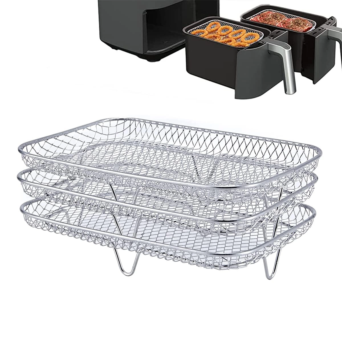 Air Fryer Rack - Stainless Steel 3pcs
