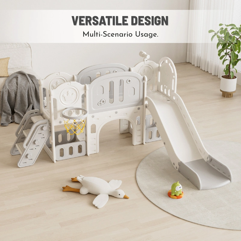 3-In-1 Crown Tower Playhouse