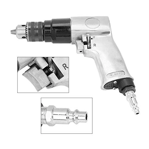 Pneumatic Drill - 3/8" 1/4NPT 1700rpm Reversible