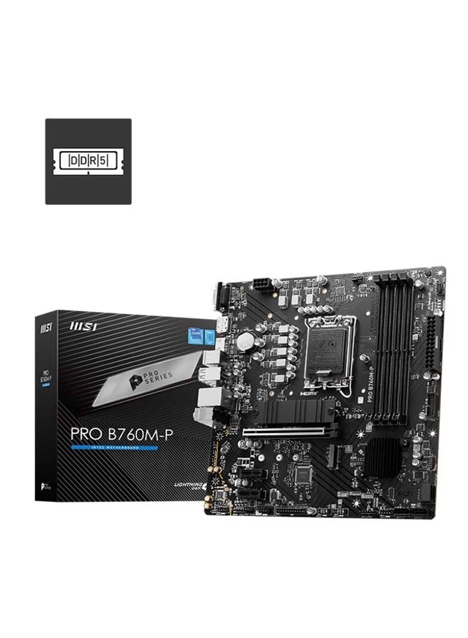 MSI PRO B760M-P - DDR5 LGA 1700 micro ATX