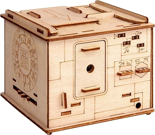 Space Box - Birch Wood 96 Piece 2 Secret Compartments