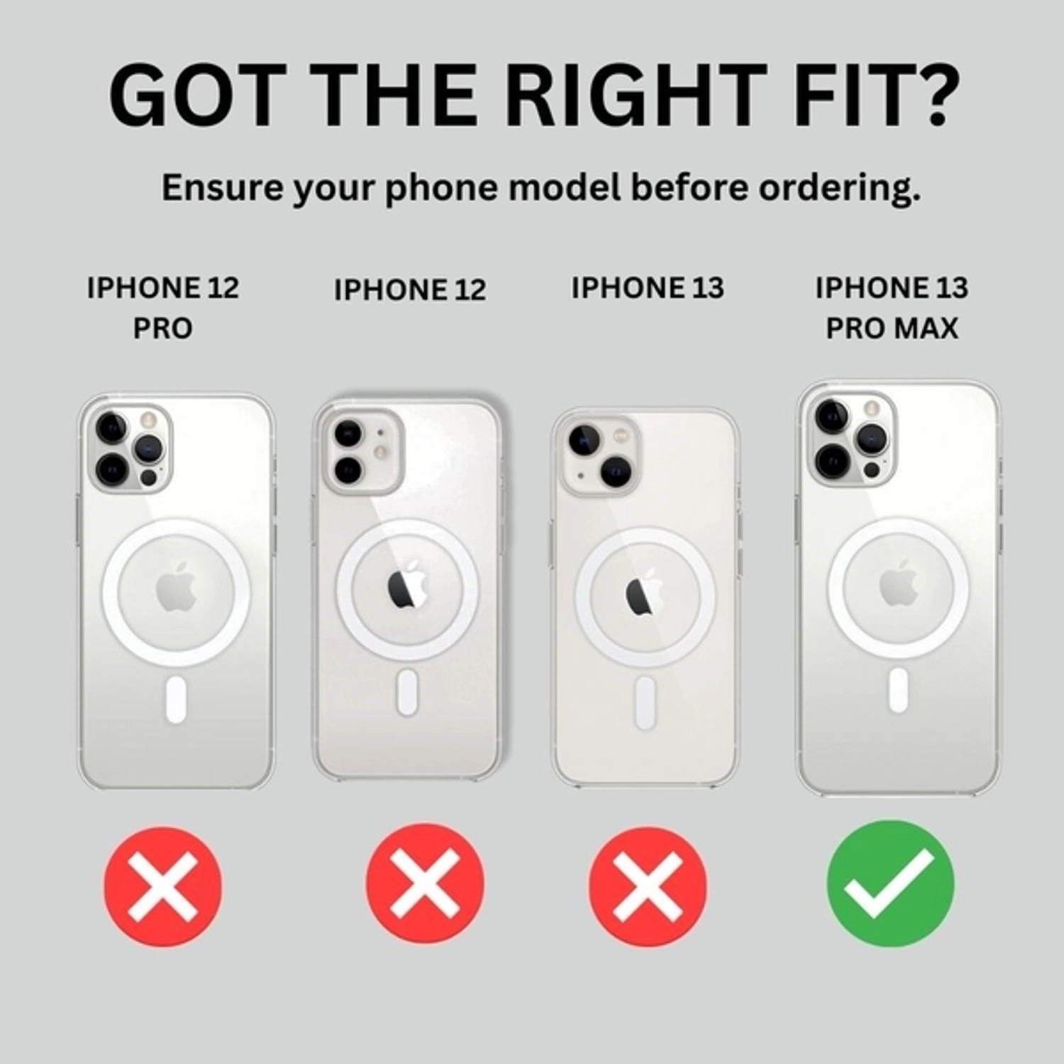 Magsafe Clear Case for iPhone 13