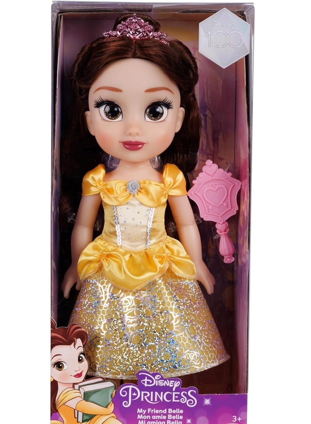 Belle Doll - 14 inches Glass Eyes Multicolor