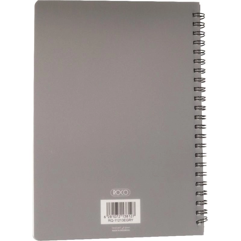 Notebook 19 X 26 cm Spiral - Grid 100 Sheets
