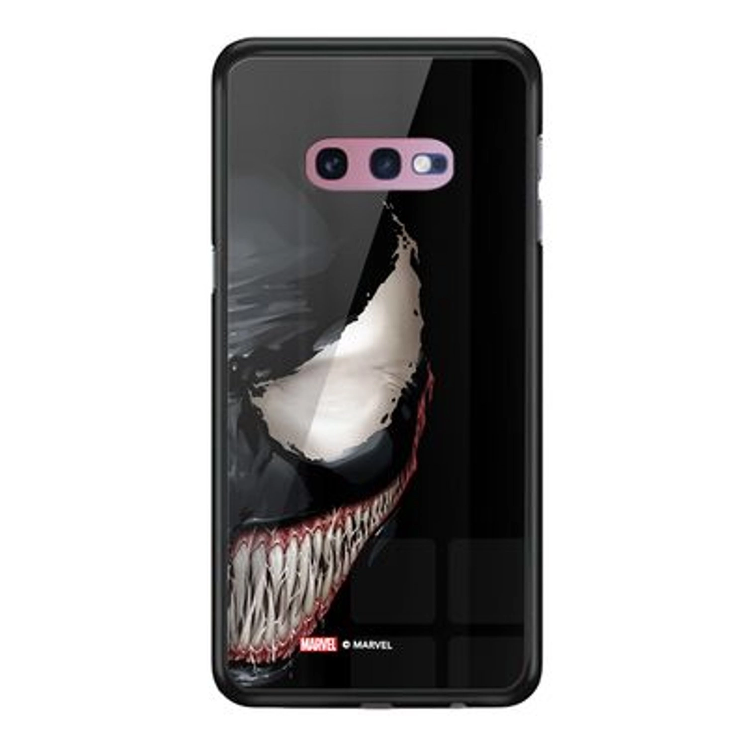 Wackylicious Venom Half Profile Face Cover Back Case for Galaxy S10E