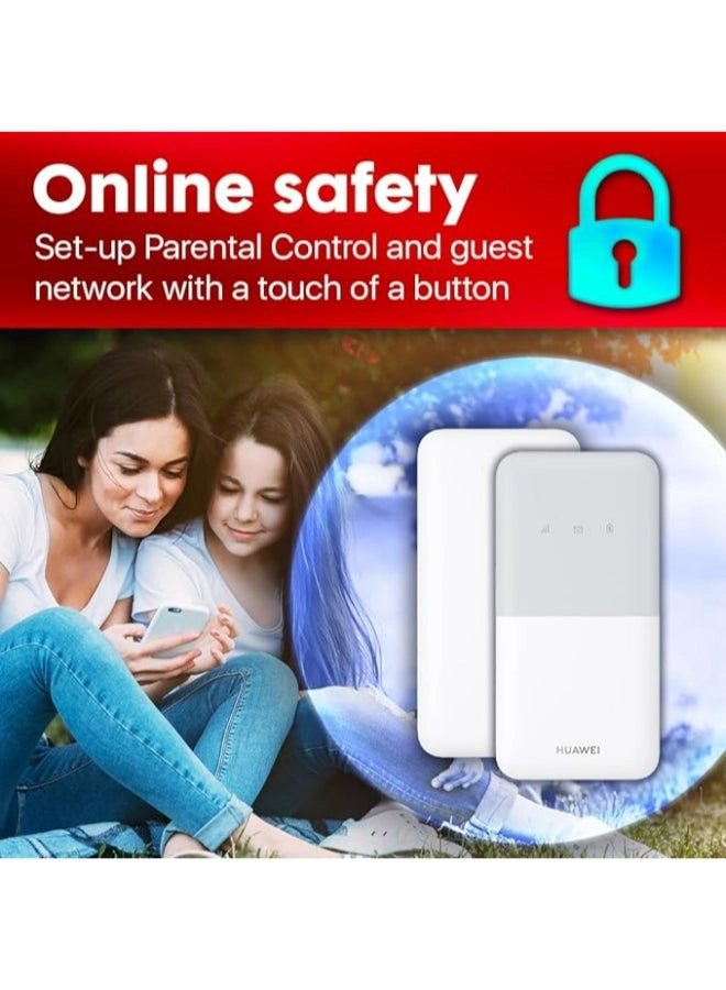 Mobile WiFi 5 - 4G 802.11b, 802.11g, 802.11n 195 Mbps