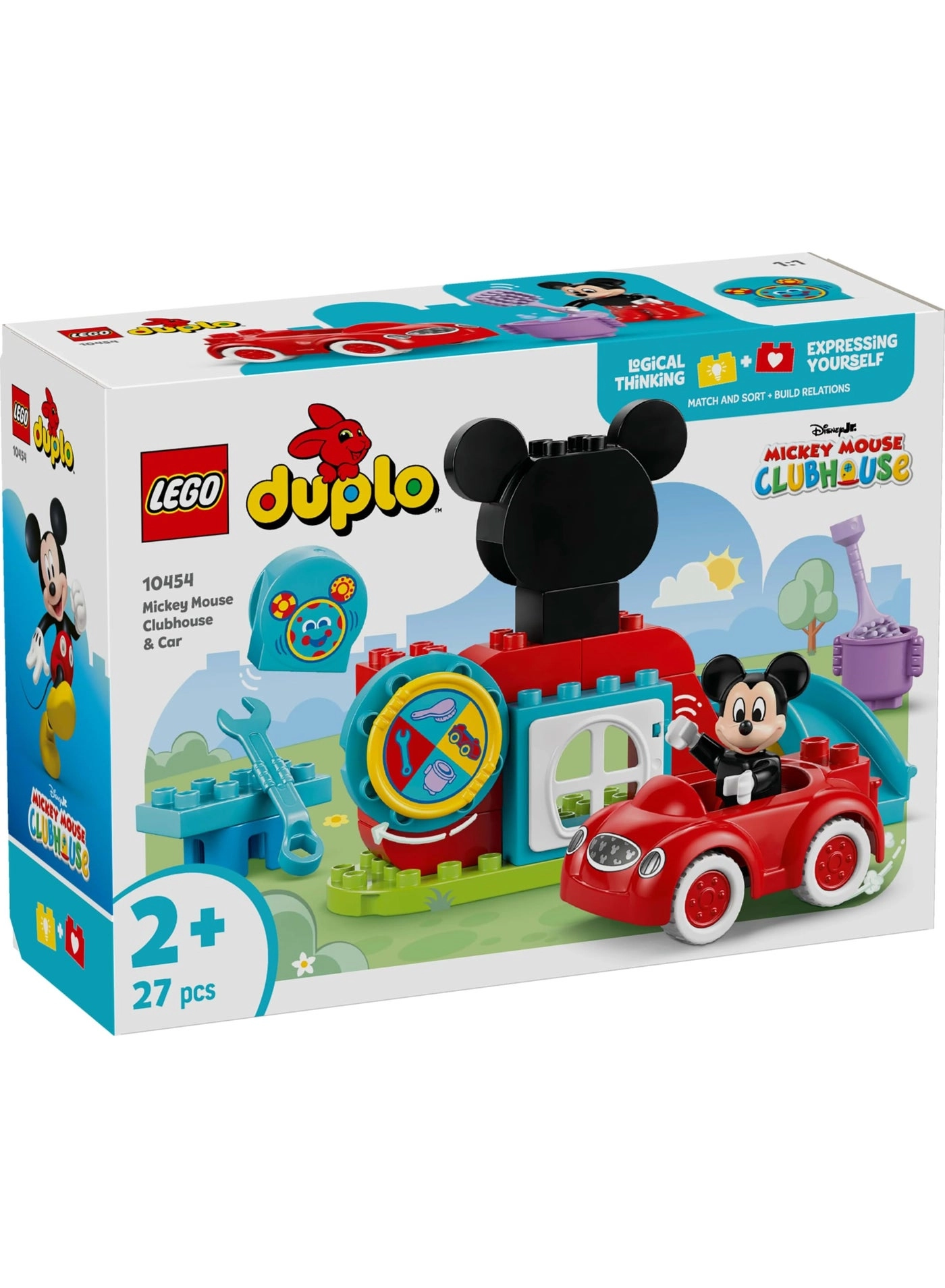 DUPLO Disney Mickey Mouse Clubhouse & Car (10454) - 2+ Years