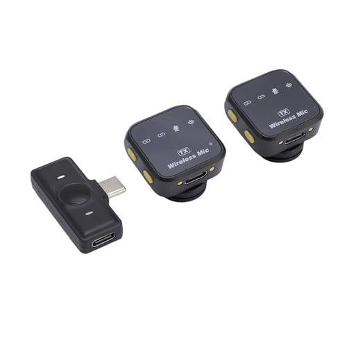 Cryfoktbvpexy0675 Wireless Microphone - Noise Cancelling 6-hour Battery