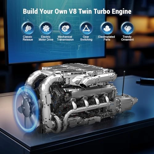 V8 Twin-Turbo Engine (10168) - Battery and Motor