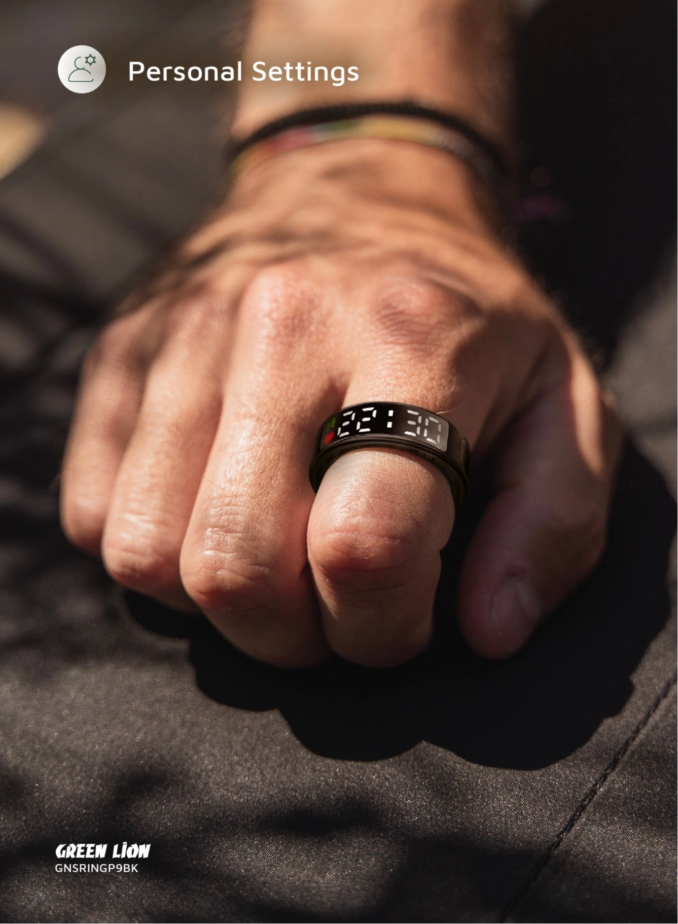 Smart Ring Pro - Digital Display Magnetic Charging Case