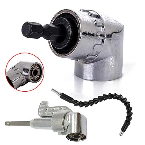 Right Angle Drill - 105 Degree + Flexible Angle Extension Bit - 11.6 inches