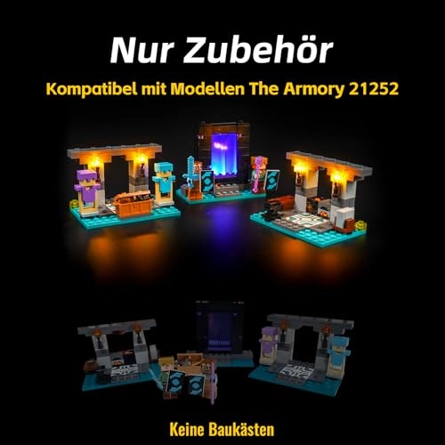 LED Light Set (21252) - Compatible with Minecraft The Armory