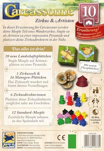 Carcassonne: Circus and Artists (German)