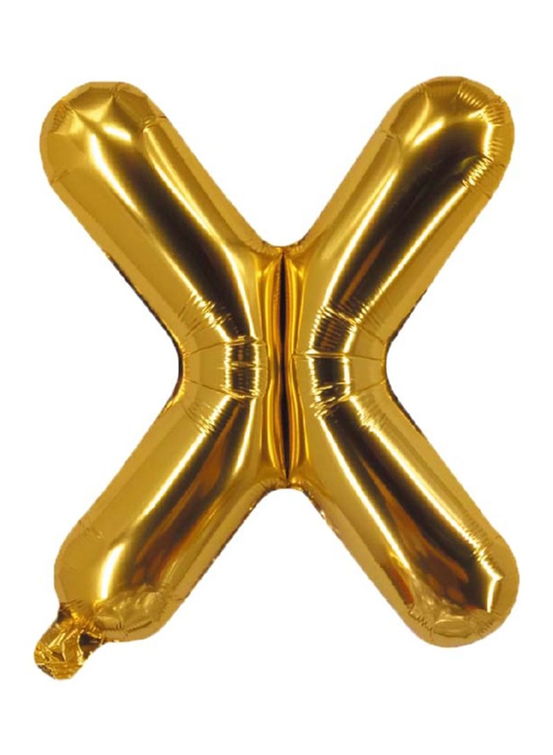 Party Time Trading LLC Letter X Foil Party Balloon