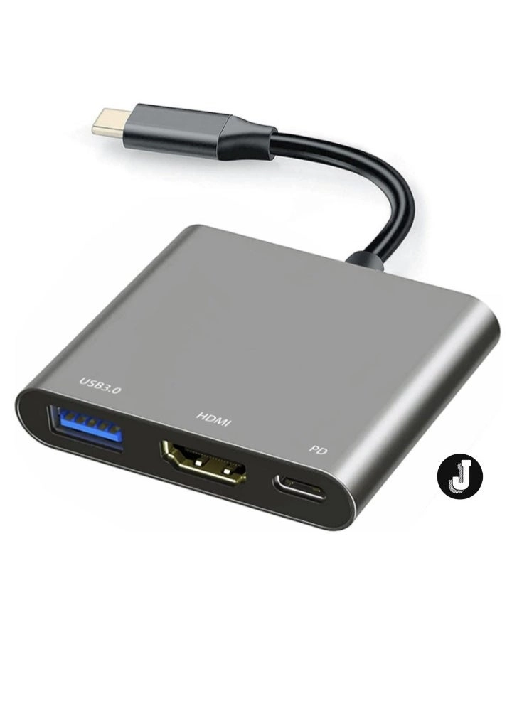 USB C Hub - 4K HDMI 100W PD SD/TF Card Reader