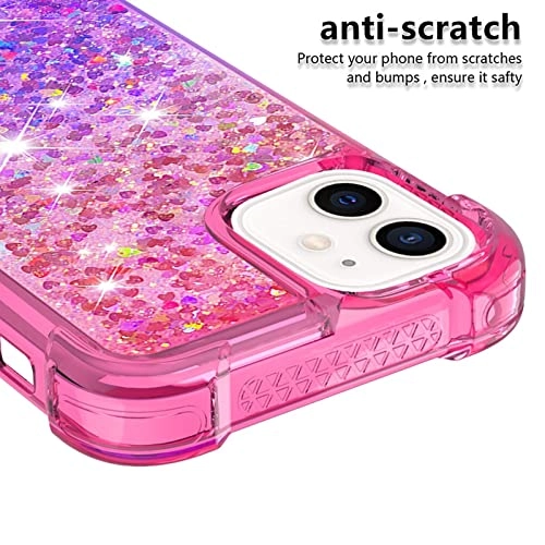 Glitter Moving Quicksand Flowing Cover Silicone Bumper for iPhone 12