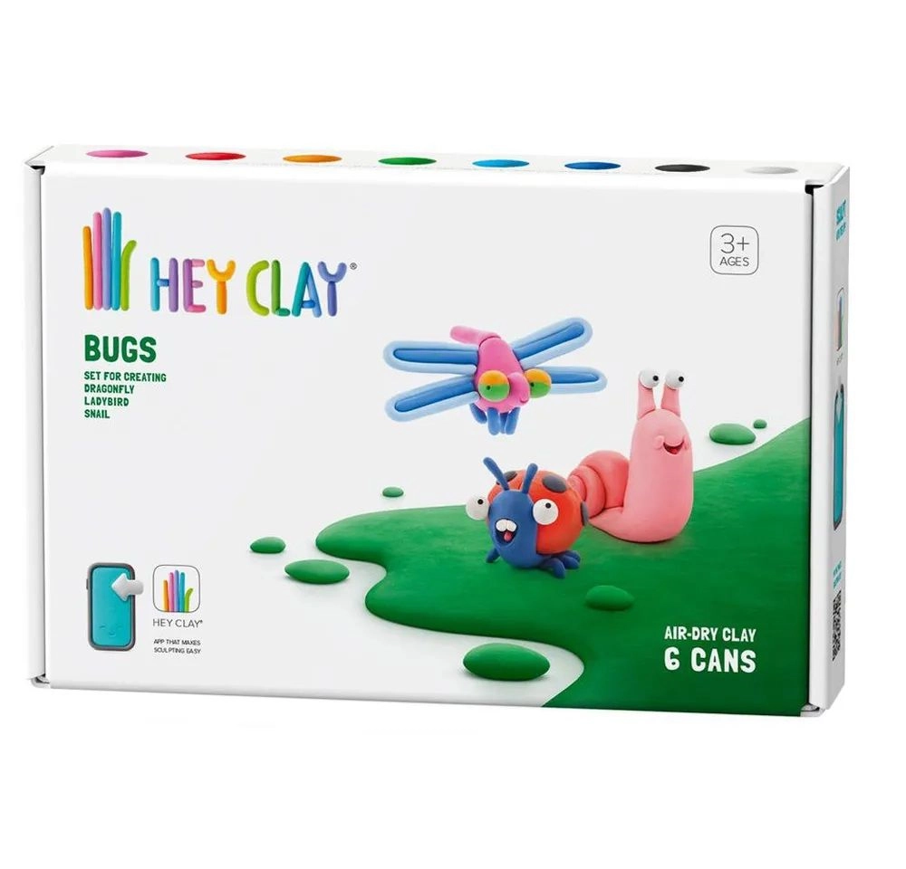 HEY CLAY DIY Bugs - 6Pcs