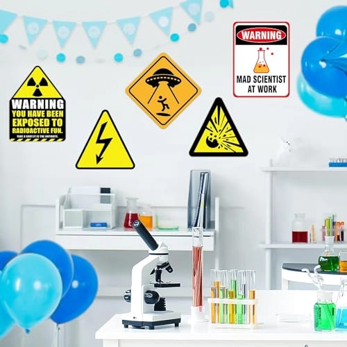 Science Signs - 9 PCS Birthday