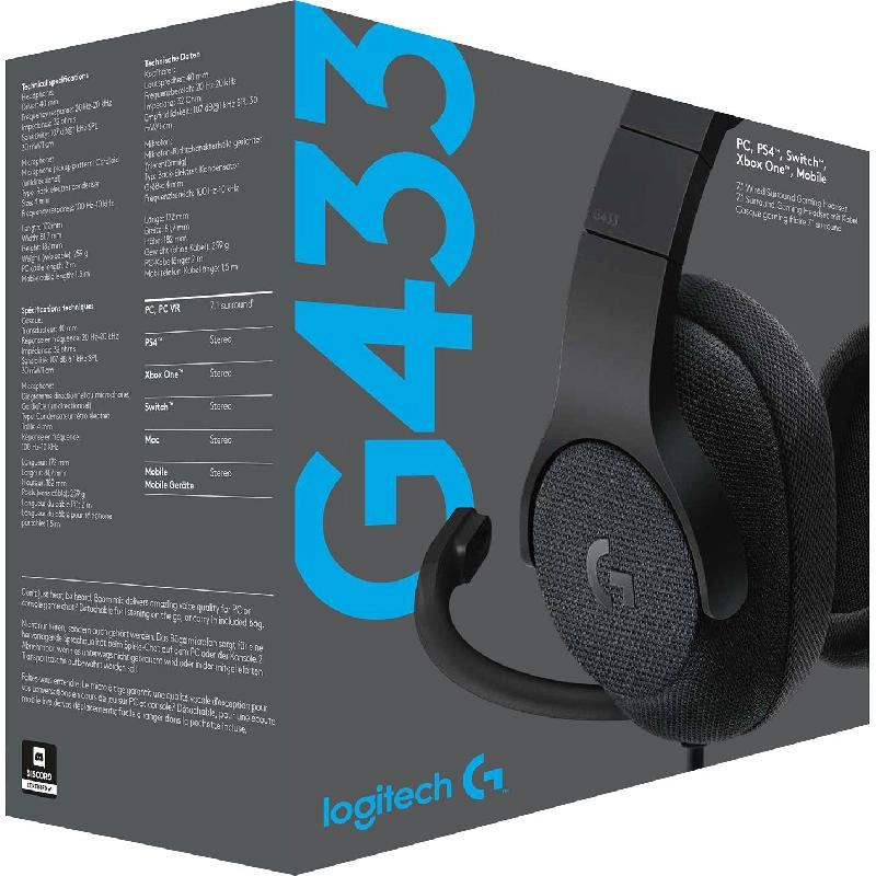 G433 Wired Headset