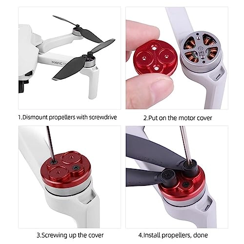 Motor Cover - 4pcs Aluminum Alloy