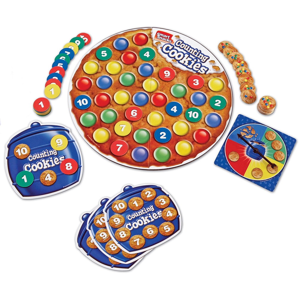 Learning Resources Snack Counting Cookies - Suitable for 2 to 4 Years