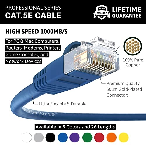 CAT5E UTP Cable - 25 FT