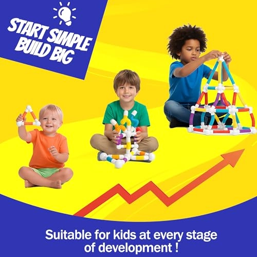 Magnetic STEM Tube Builder - 36 months - 14 years 26 pieces