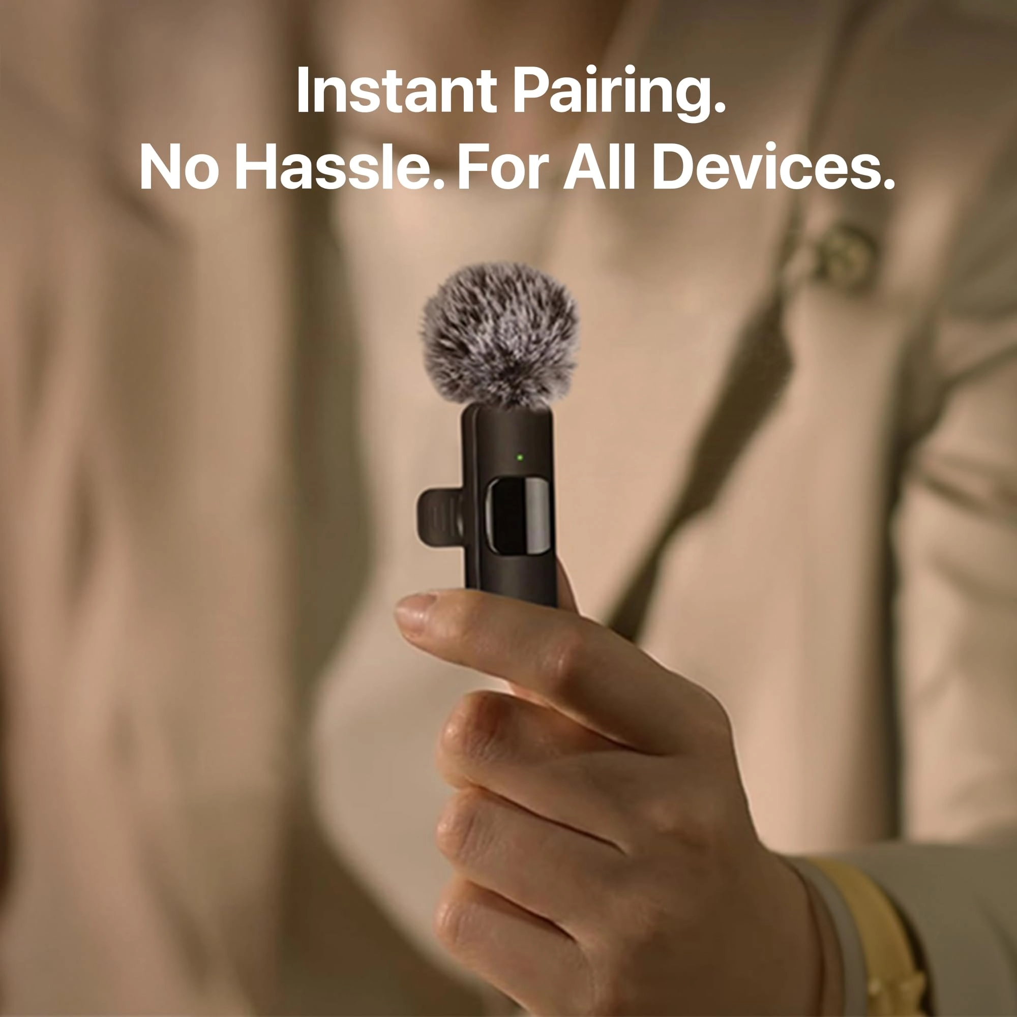 mini-mic-pro Wireless+Lightning+USB Microphone 2 Pack