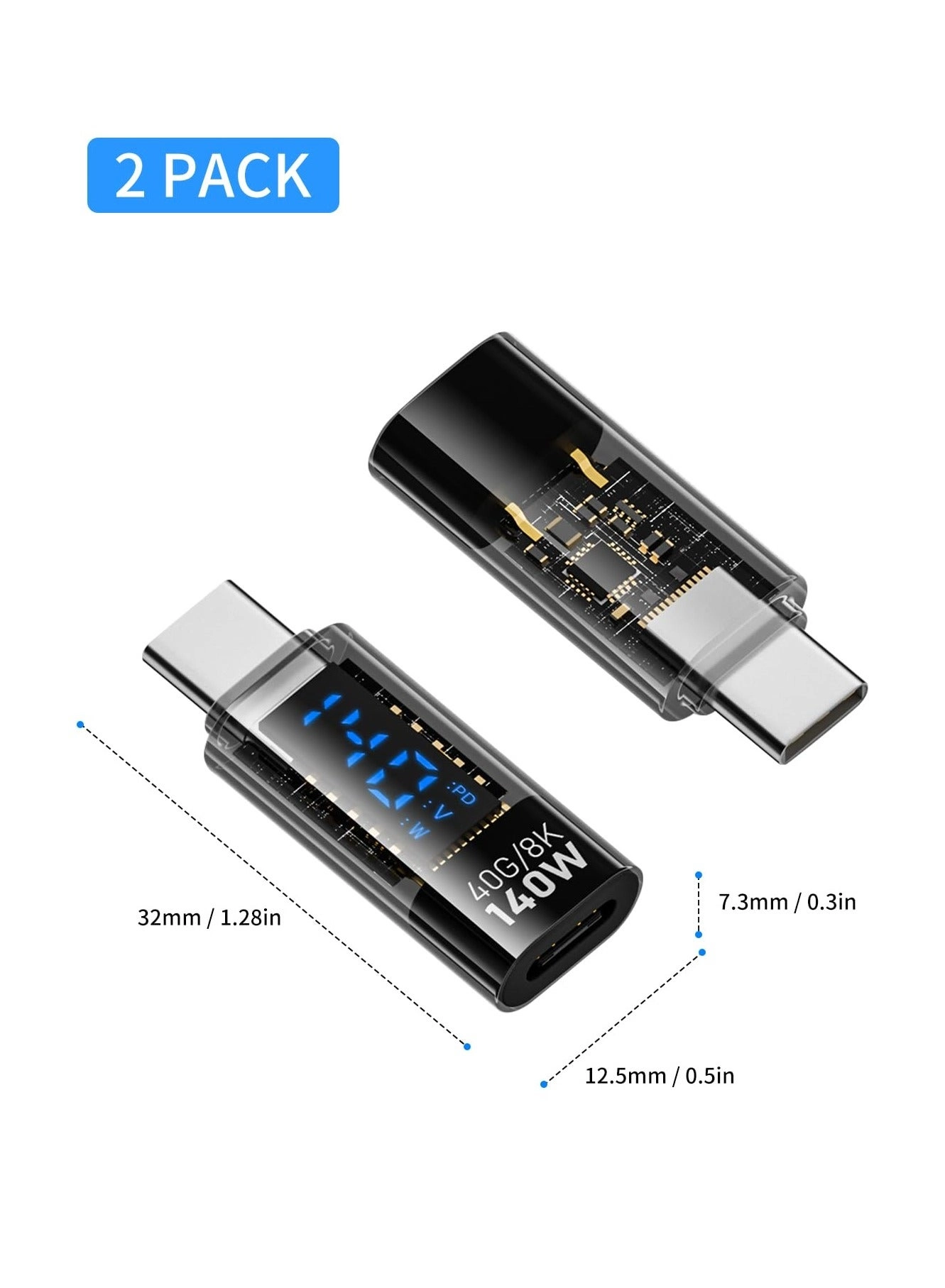 Charge Cable 140W USB-C to USB-C (2-Pack)