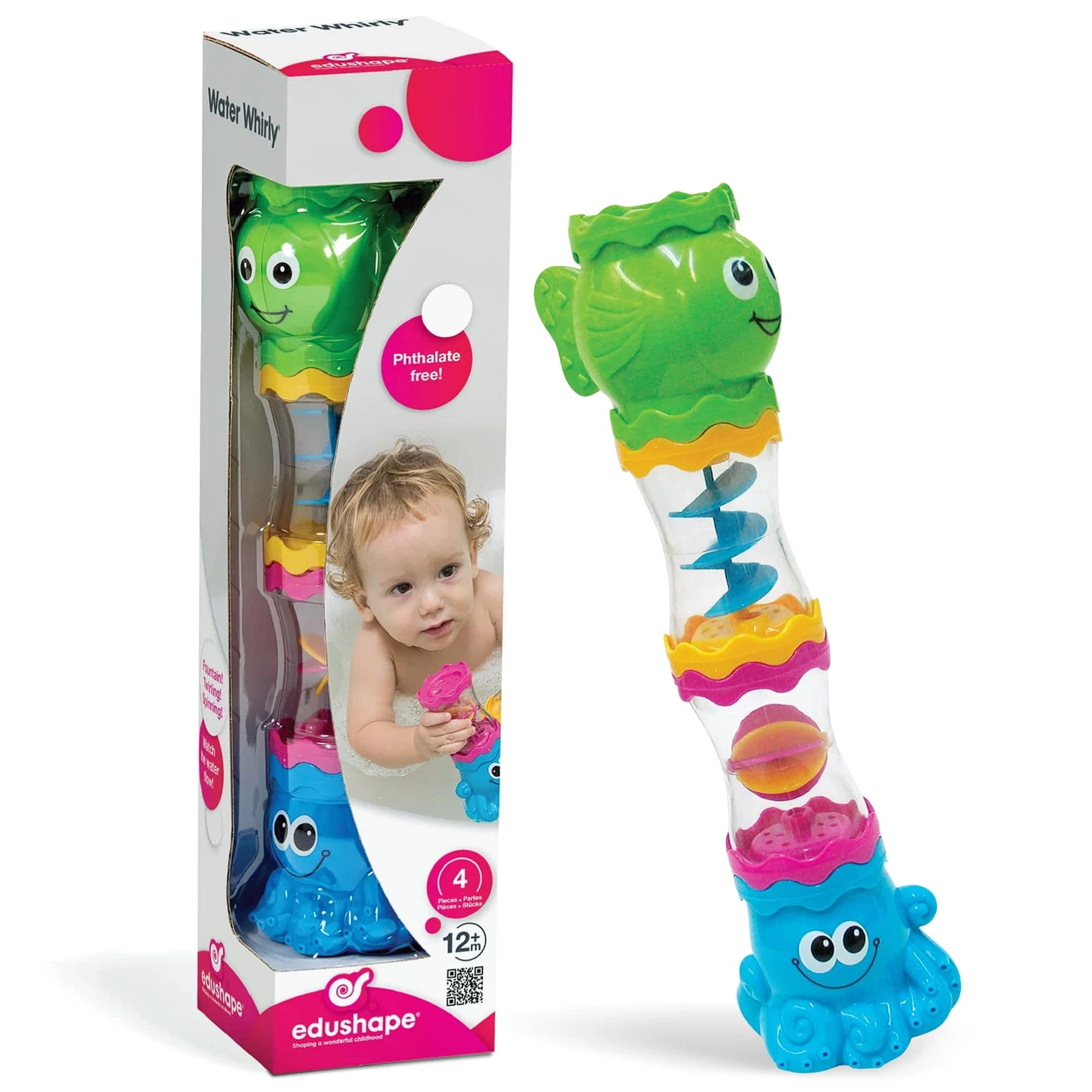Edushape Water Whirly - Toddler Bath Toys STEM