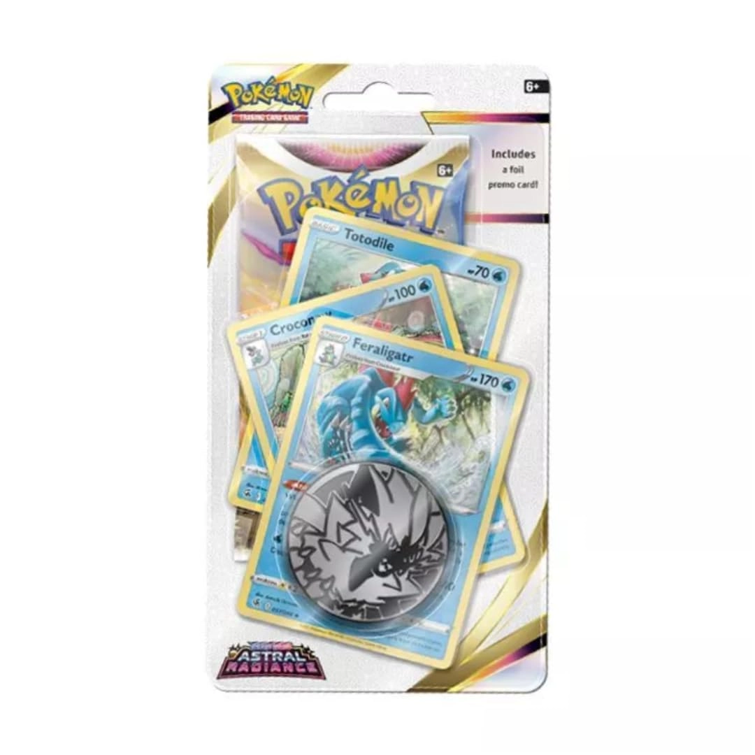 Pokémon Sword & Shield - Astral Radiance Premium Blister Pack Feraligatr - 10 pcs