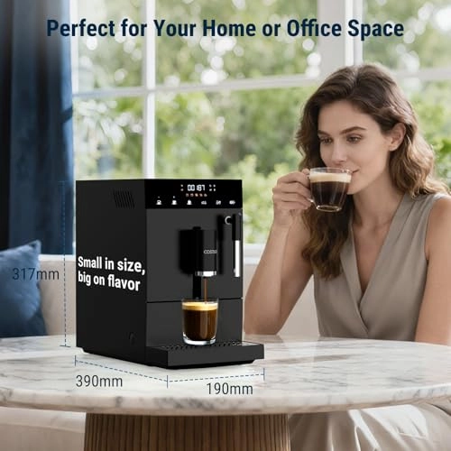 9s - CS-KFJ06-LM Fully Automatic Built-in Grinder Milk Frother