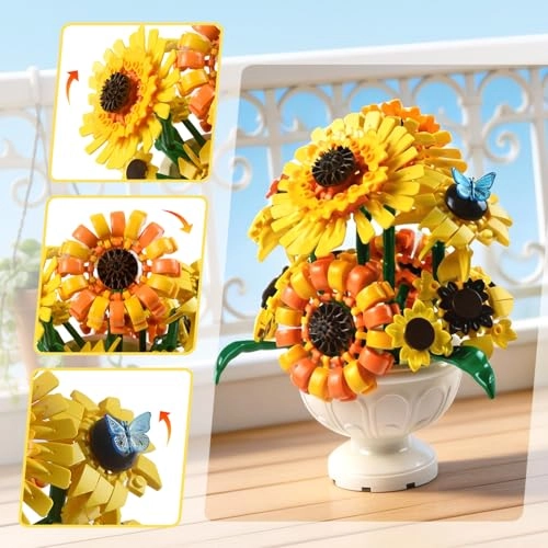 Sunflower Building Blocks Set - 1 pcs