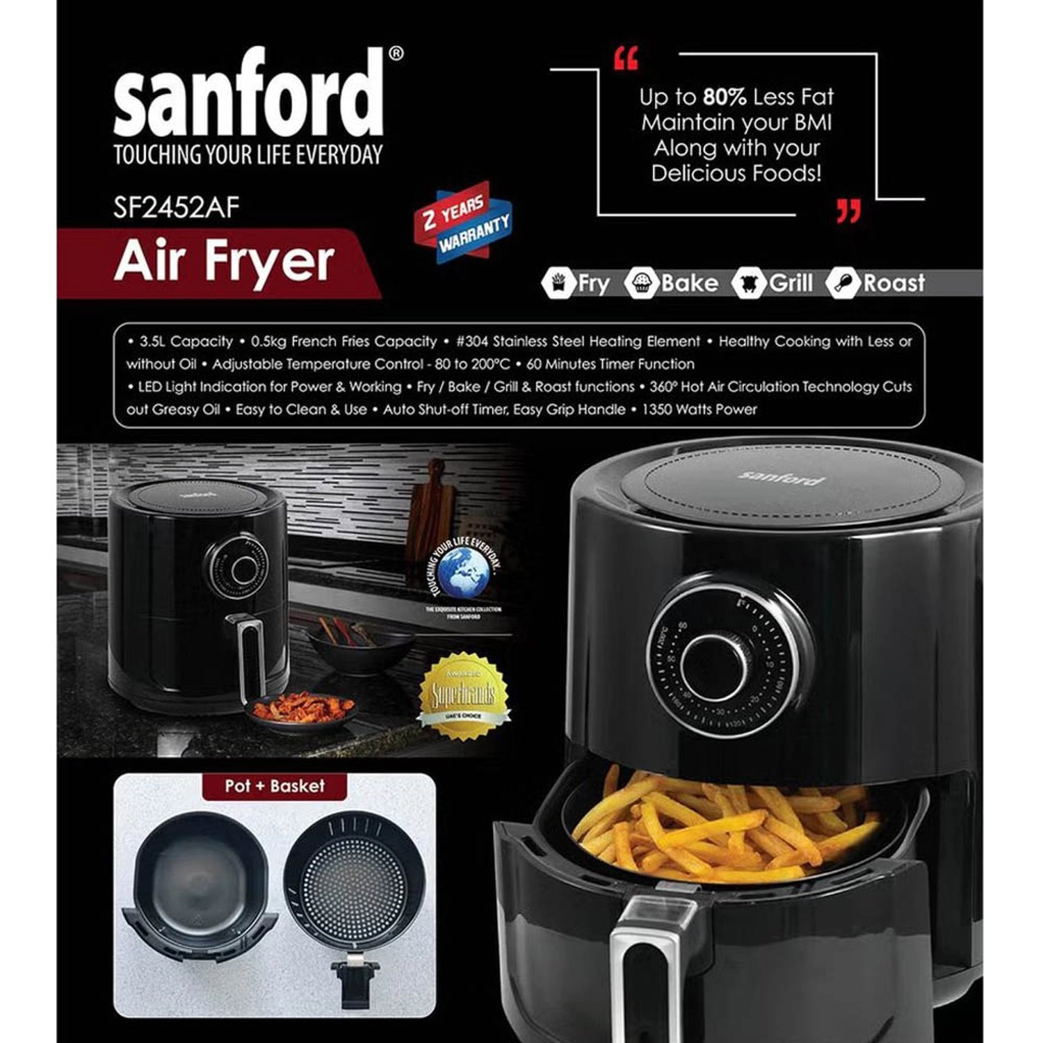 Airfryer SF2451AF BS