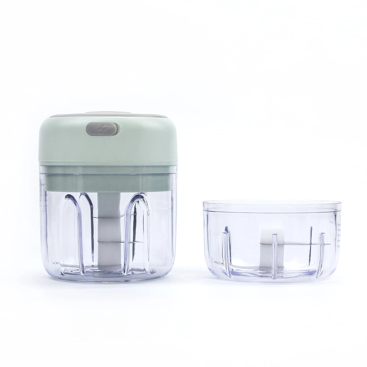 KAUKKO Electric Mini Food Processor - 100ml 250ml Green