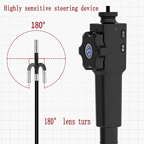 Articulating Borescope - 8.5mm 1080P 4.3" IPS