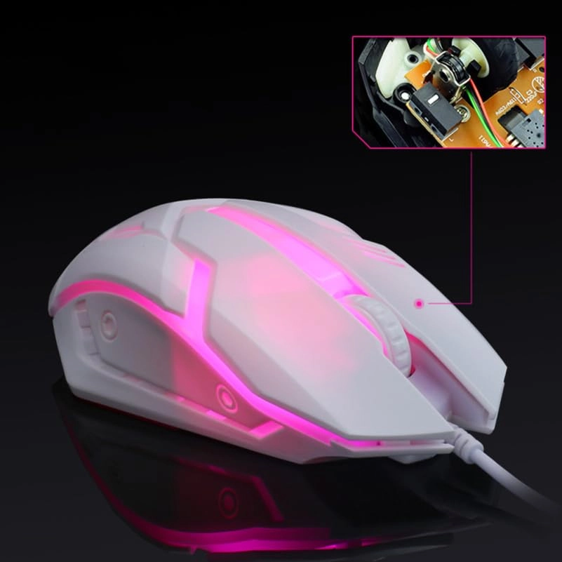 Ergonomic Backlit Gaming Mouse - Wi-Fi