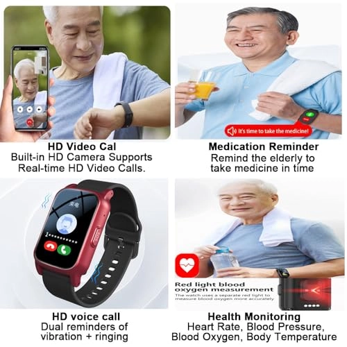 Elderly Fall Detection Smart Watch LTE