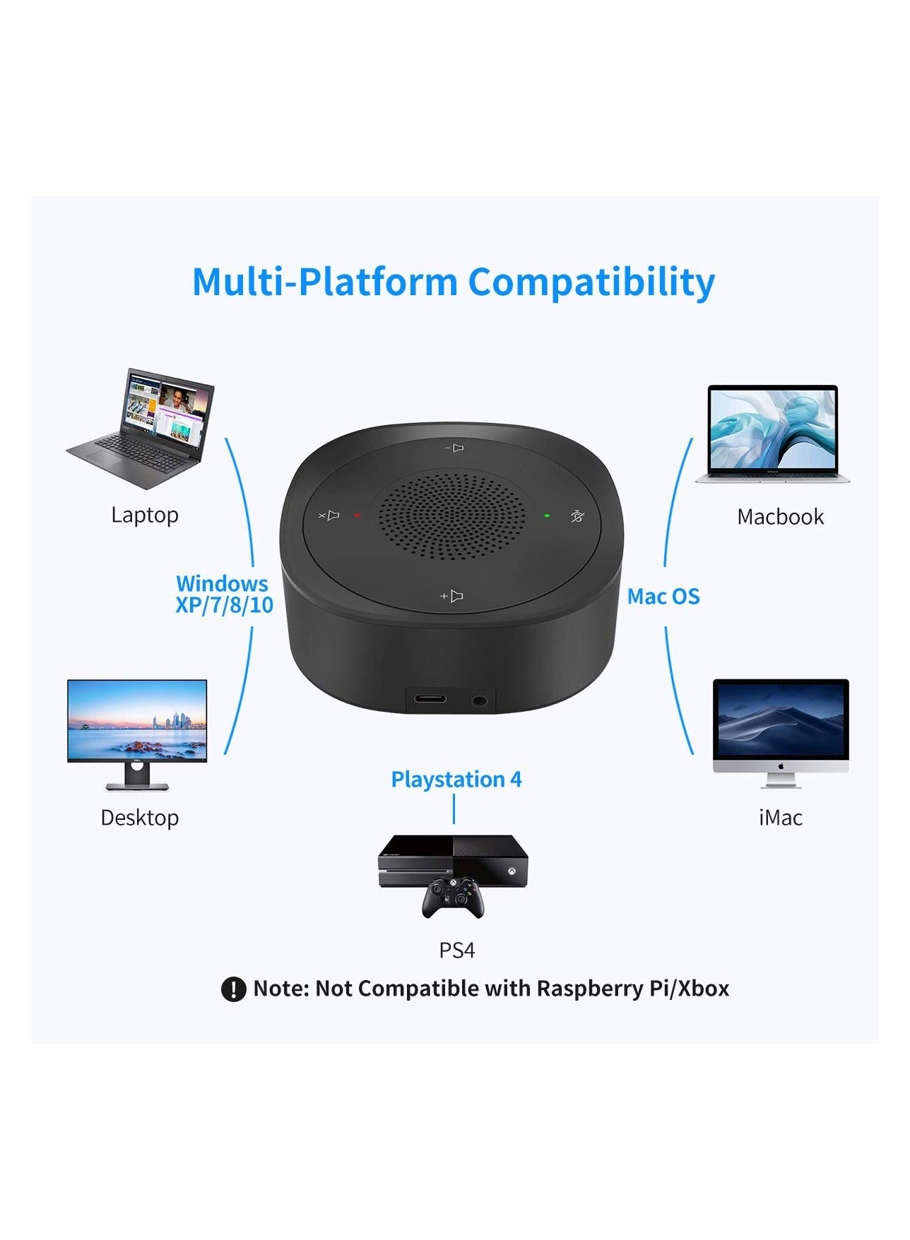 Conference Speaker and Microphone