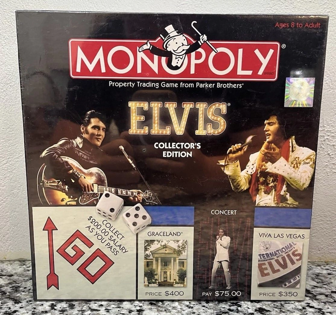 Hasbro Monopoly: Elvis Collectors Edition