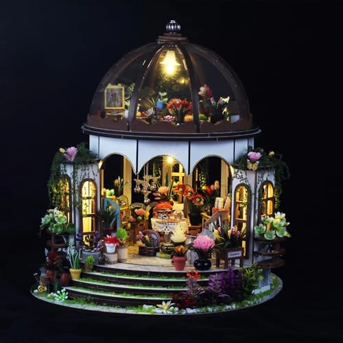 Miniature House Kit - Hanging Garden LED