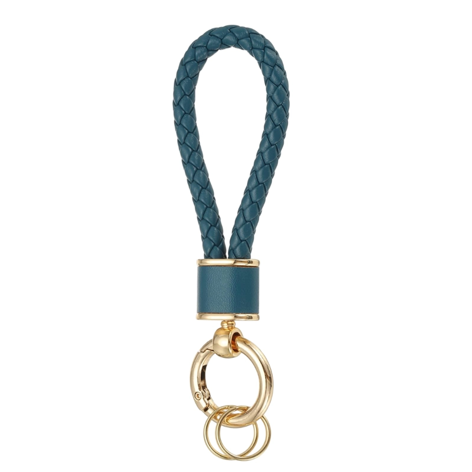 Braided Leather Keychain - Animal