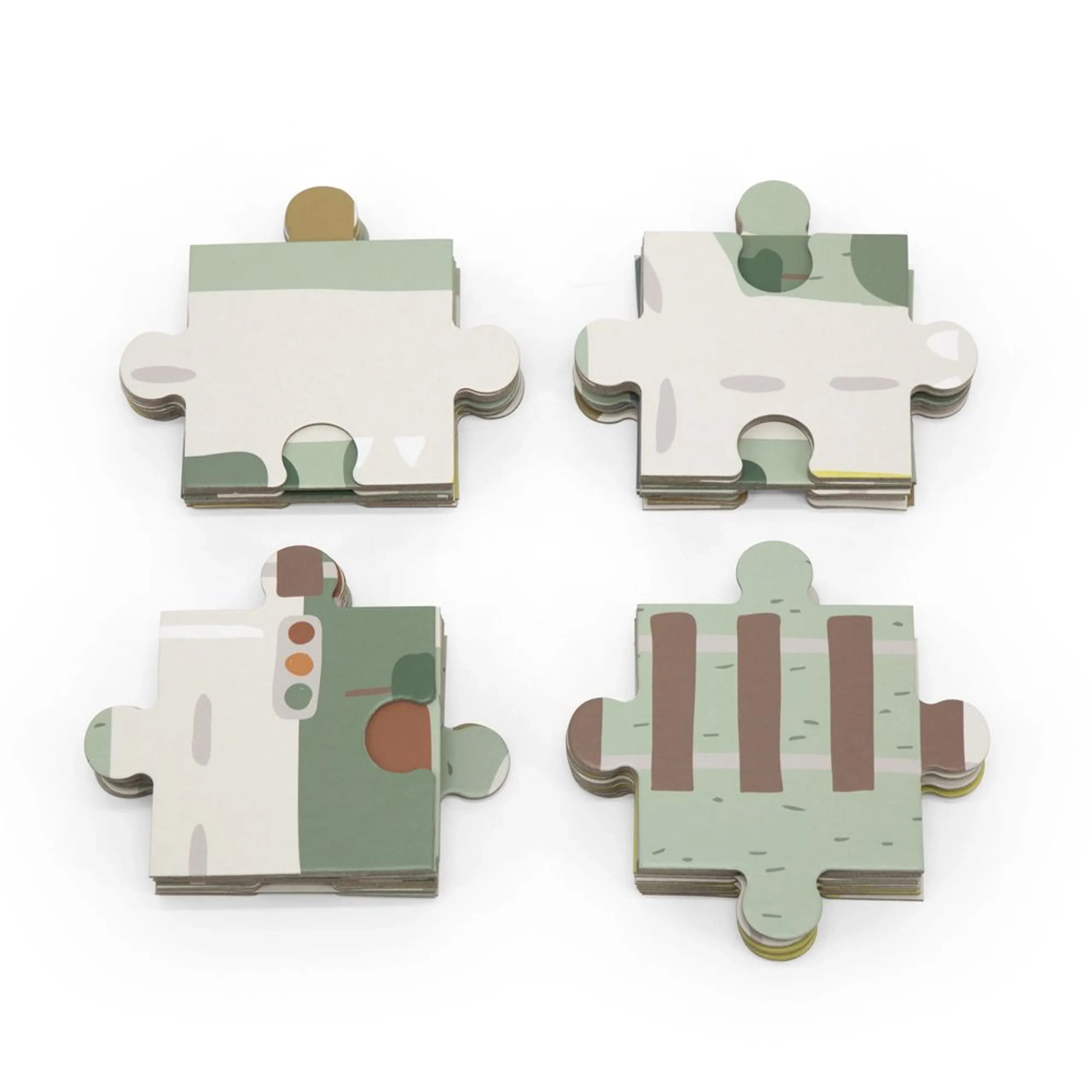 Wooden Road Puzzle - Suitable for 24 months and above