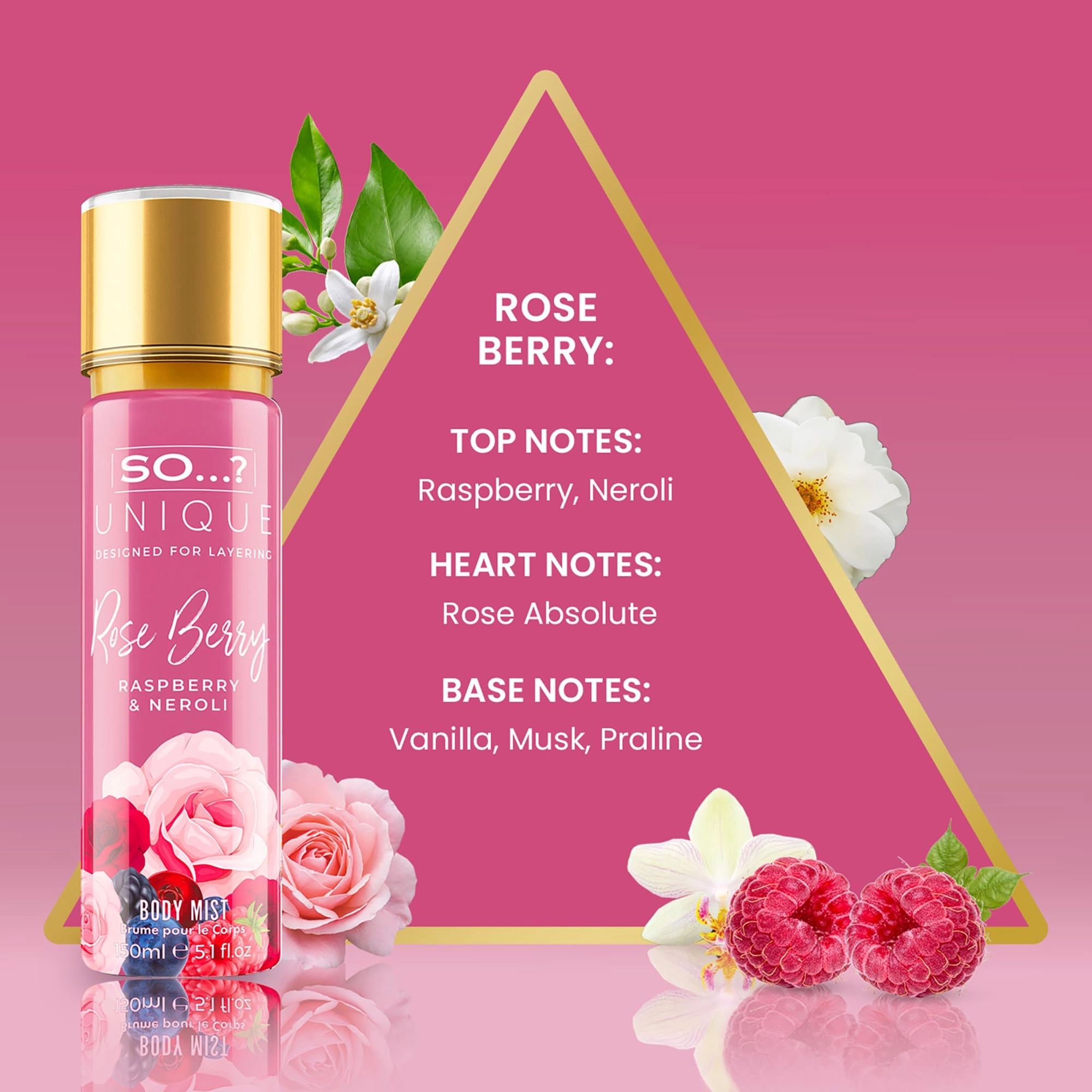 Unique - 5.1 oz Rose Berry
