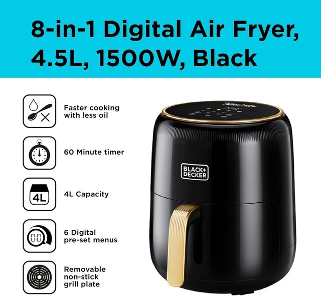 8-In-1 Digital Air Fryer AF4510-B5